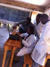 Teachers Use Computer for the First Time