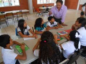 Teacher replicating what he learned