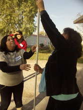 Teachers during a workshop