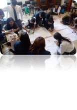 Workshop with teens