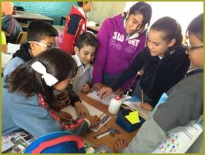 Active students having fun while learning