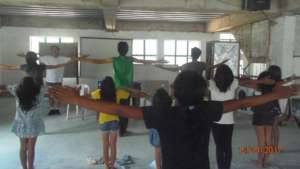 A music and dance workshop