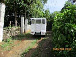 Evacuees and even the truck can now gain access