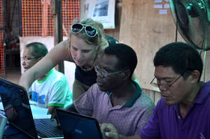 Learning how to use the internet to track storms
