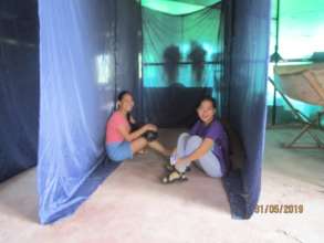 A cubicle ready to be equipped with bedding