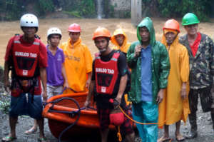 The boats are crewed by local volunteers