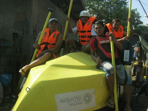 The crew of the "Helen Thompson" Boat
