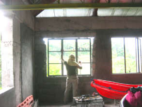 Thanks to you windows and walls are being finished