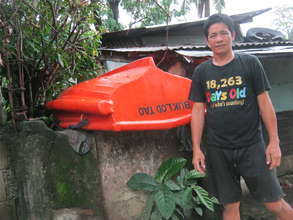 Rene and his rescue boat stand ready to respond