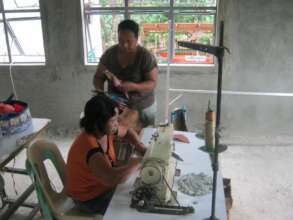 Sewing products in the Center