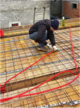 Bosana student building a home