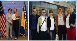 our students Nermina and Anela.