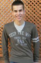 Anes, our best student last year, top of his class