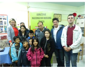 Backpacks delivery to children in Zenica