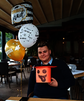 Benjamin, our latest college graduate