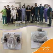 Armin, our medical student with supplies