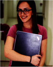 Selena and her new laptop