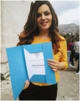 Student with Deans Award as best student