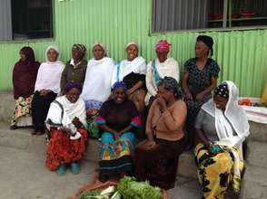 Project beneficiaries outside their business