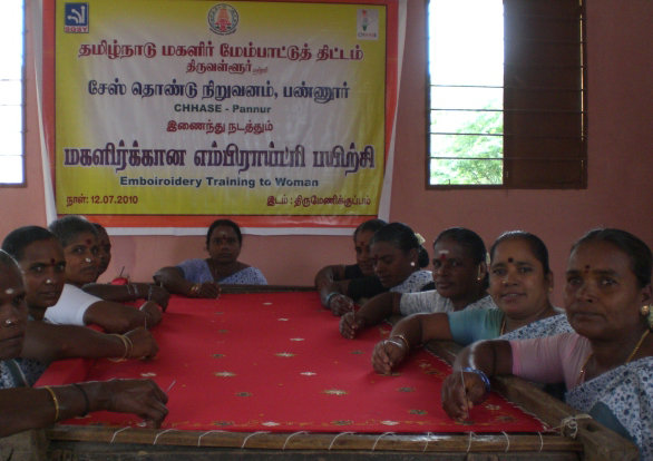 6 Embroidery cots to tribal to earn income