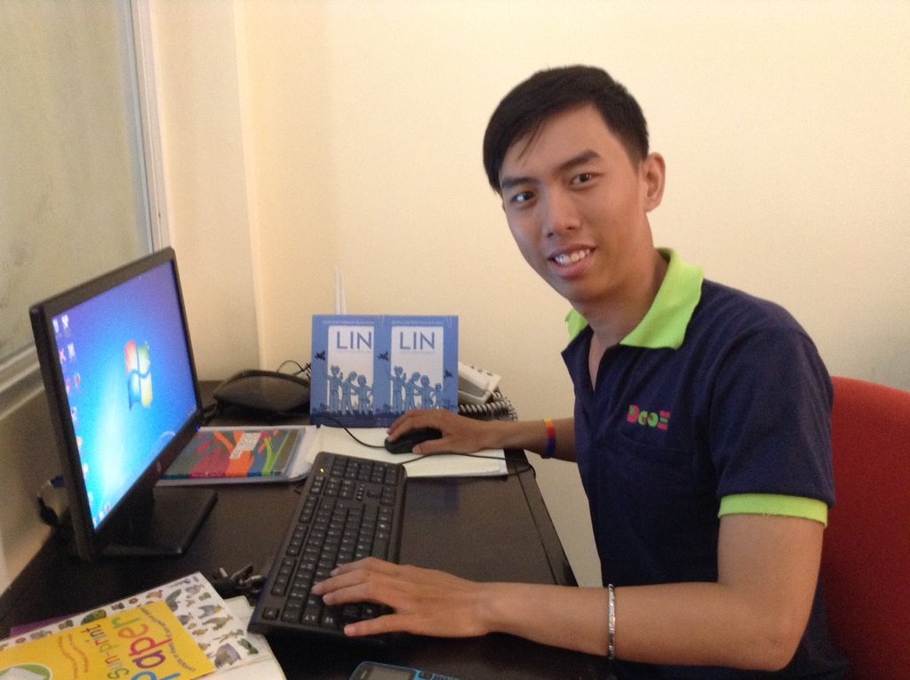The Deaf Community of HCMC borrows space at LIN