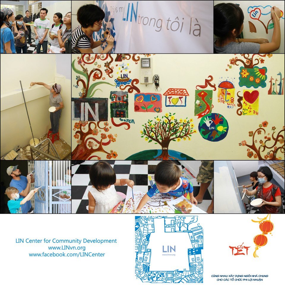 LIN supporters help brighten up new Home!