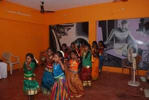 Students Dancing during the program