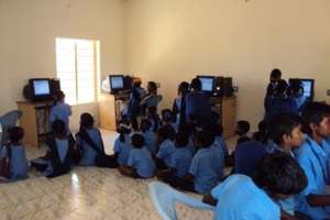 Computer lab in a rural school