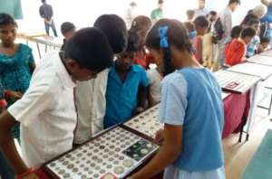Children in the expo
