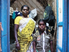 Ani with her mother