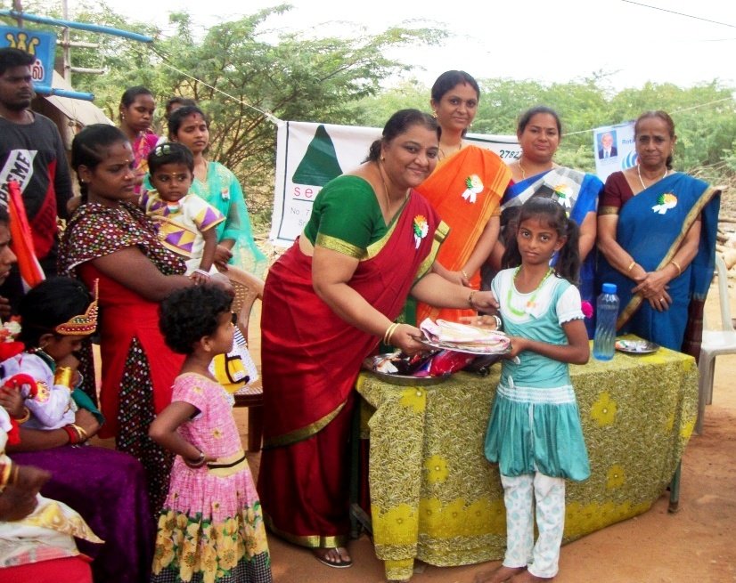 Dress gifted to a child