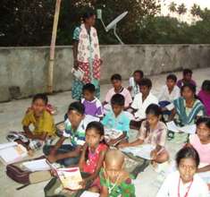 Children preparing for their exams