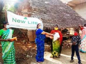 Covid-19 Relief Materials to a Student's Family