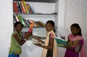 Children browsing books