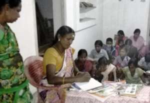 Reading library books during holidays