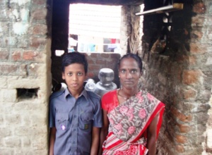 Mari with his step mother