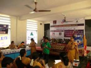 Our student competing in inter-school competition