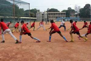 Young People at a Sports Session