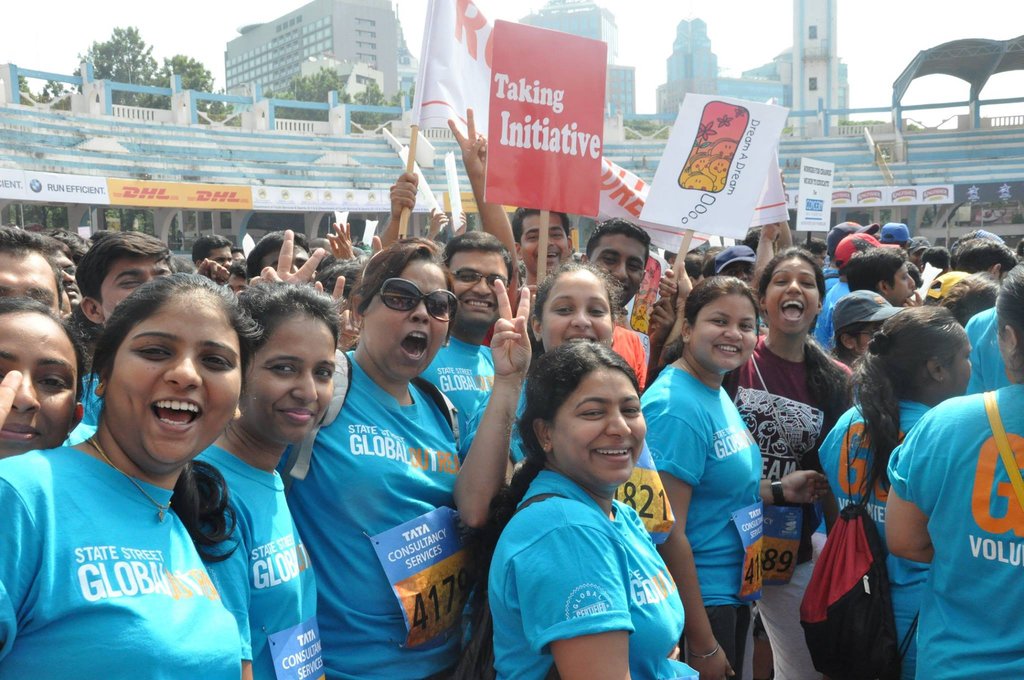 Dreamers @ TCS World 10K Bangalore 2014
