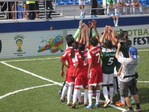Young People @ Football For Hope Festival Brazil
