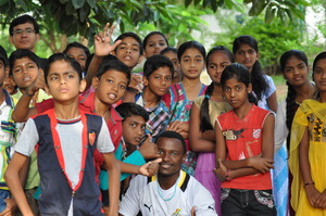 Young People with Volunteers @ a Camp