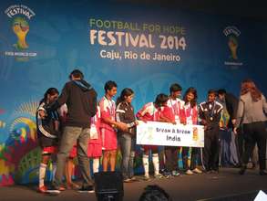 Young People at Football for Hope Festival, Brazil