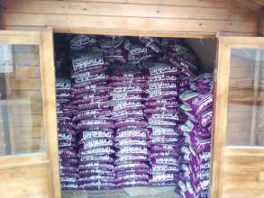 food shipment arrives