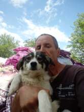 Marius and a shelter friend