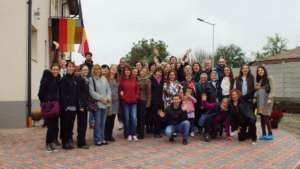 Visitors at pre-opening day of Center of Hope
