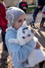 Cat brought to the Moldova campaign