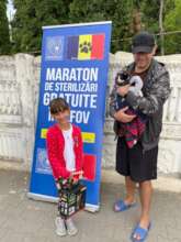 Spay neuter meeting point in a village