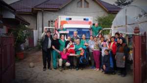 Hope village campaign volunteers, vets, and techs