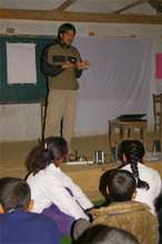 ETC's agricultural officer leading a class