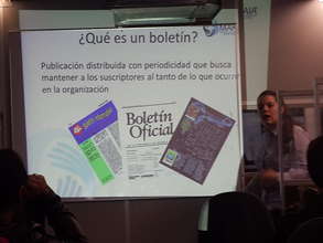 Training session on electronic newsletters